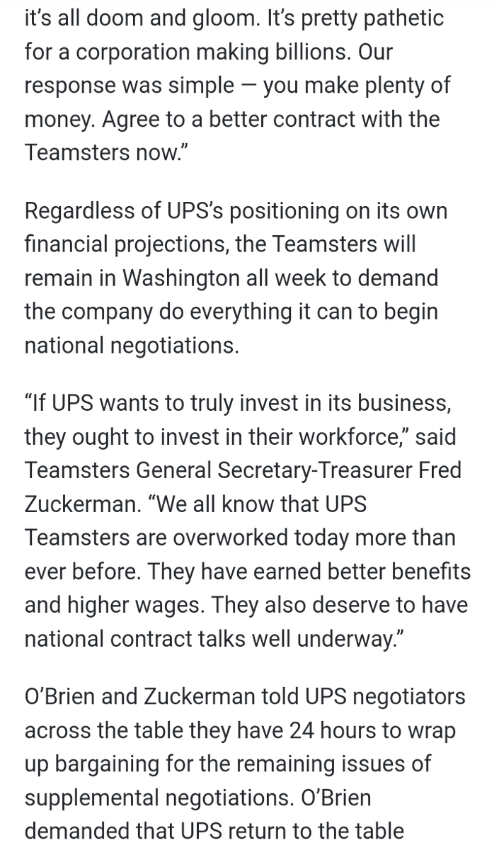 BrJoeBalkis's tweet photo. 5/1/23 ups supplements update
#2023TeamstersupsContractCampaign #Teamsters
What do you think #TeamstersOfficers will do if #ups doesnt get serious? Do you think its absolutely nothing? What was ups's explanation for inaction?
#DEFUNDfacebook
#DEFUNDtwitter
#DEFUNDgoogle https://t.co/iCap0am3GX