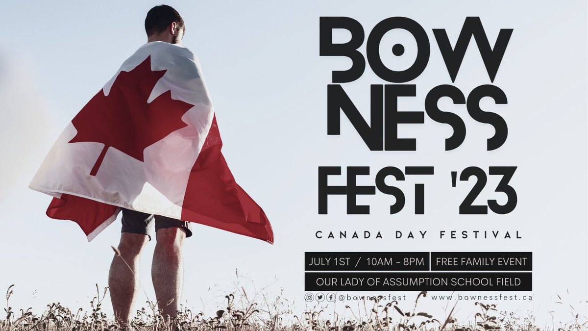 bownessfest's tweet photo. Celebrate Canada Day in historic Bowness at the second annual BownessFest Canada Day Festival!

For more information visit https://t.co/SEU8XLEEEX

#yyc #calgary #bowness #canadaday #yycevents #calgaryevents #discoverbowness https://t.co/g3j3I5YzpZ