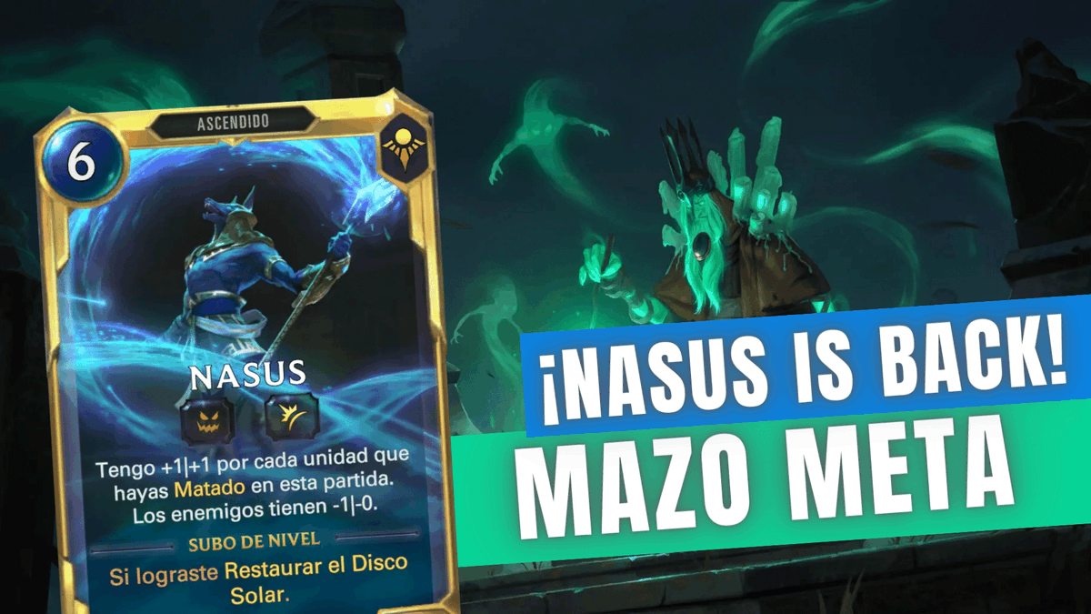 ✨Nuevo mazo META de Nasus

En este video les traigo la guía de un mazo con Nasus que surgió de repente y es uno de los mejores del META actual.
#LegendsOfRuneterra #RiotGames #ShuyGames

👉 youtu.be/NFH8bSEsFik