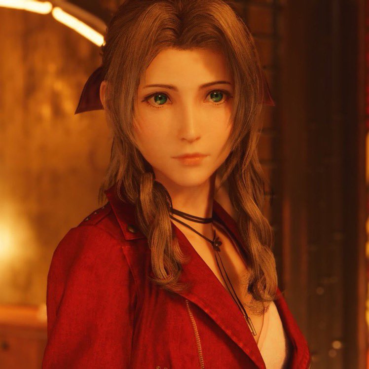 twilightocarina's tweet photo. random pictures of aerith looking beautiful <3 https://t.co/shZQOyZBI4