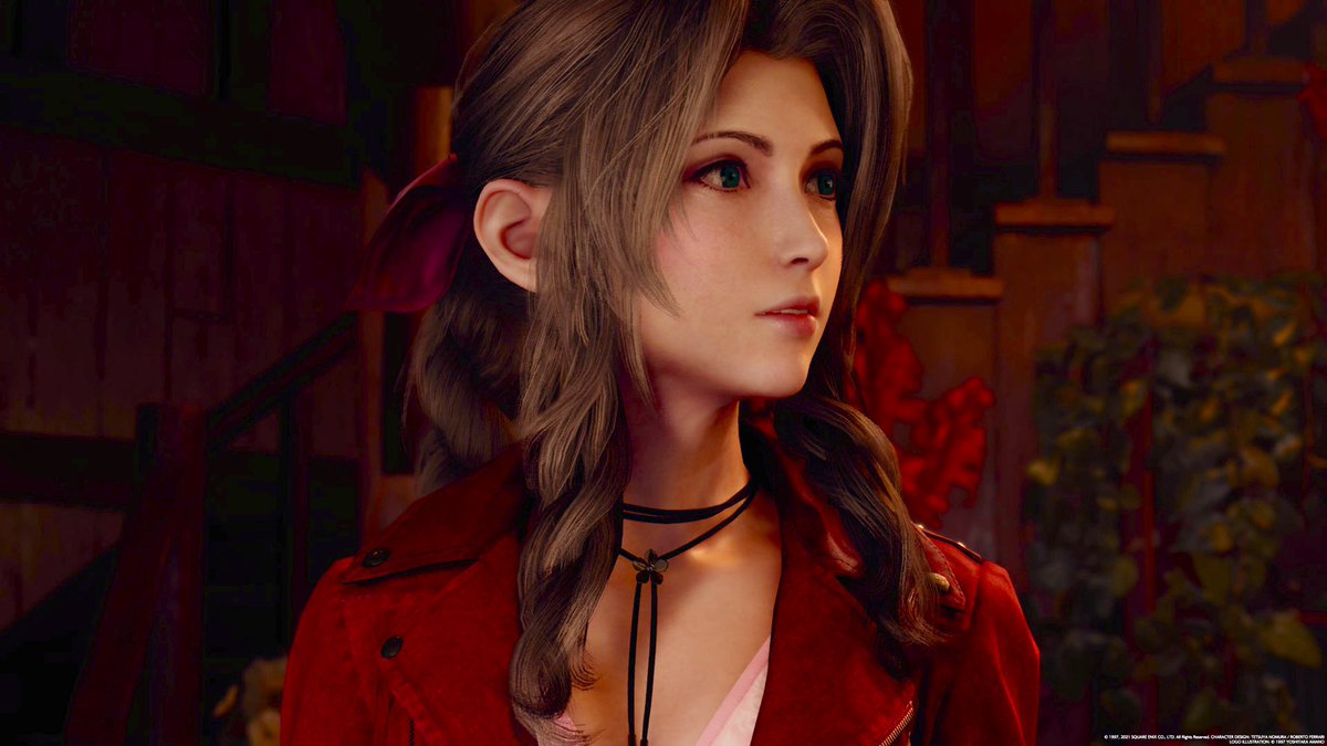twilightocarina's tweet photo. random pictures of aerith looking beautiful <3 https://t.co/shZQOyZBI4