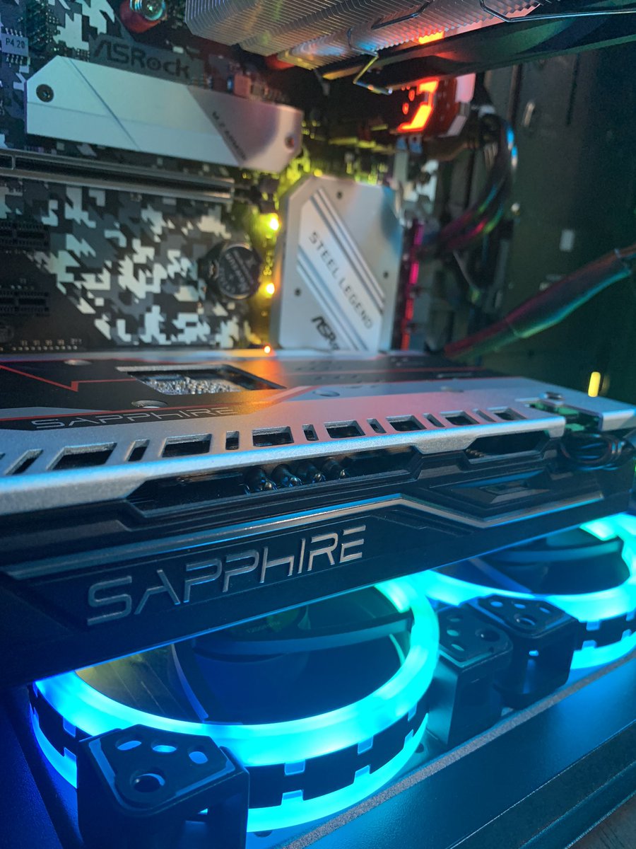 bytesquareco's tweet image. Another amazing build in the books! 💻🎉 Featuring a Ryzen 3600, Corsair Vengeance Pro 16GB RAM, ASRock Steel Legend B450, RX580 8GB GPU, 500 GB SSD, and powered by a Corsair 650W PSU. Ready to conquer any game or task thrown its way! 🚀👾 #gamingPC #buildcomplete #techlove