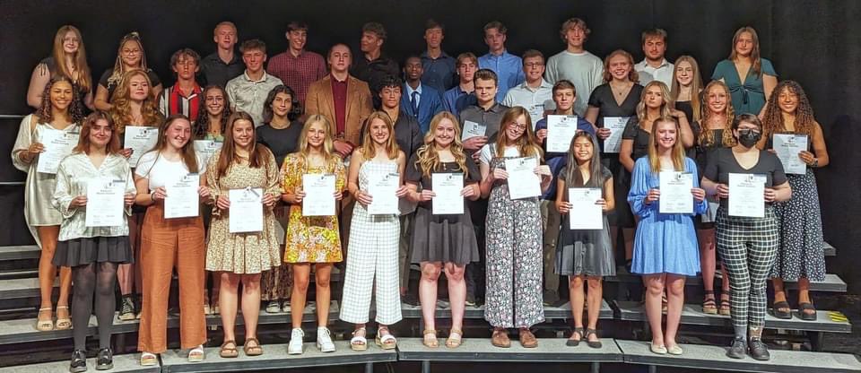 Congratulations the ￼newest members to the Adastra Chapter of the National Honor Society! Thanks to keynote speaker, LeShawn Smith, owner of Shawnniecakes Bakery. Congrats to all for honoring the 4 pillars of scholarship, character, leadership, &amp; service.  #TheWarriorWay