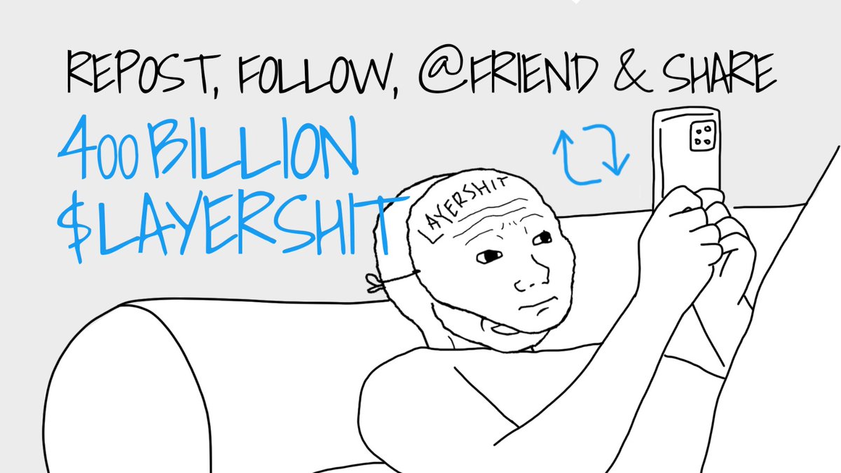 LayerShit (@layershit) on Twitter photo 🎁 It's GIVEAWAY TIME
🎉 Enter for a chance to win a share of 400B $LSHIT in just 24 hours!
Click on the <a href="/taskonxyz/">TaskOn | Ultimate Web3 Community Growth Platform</a> link below to enter: taskon.xyz/campaign/detai…
Don't miss out on this #CryptoGiveaway brought to you by #LayerShit #LSHITGiveaway #GiveawayAlert #Airdrops 🎁 It's GIVEAWAY TIME
🎉 Enter for a chance to win a share of 400B $LSHIT in just 24 hours!
Click on the <a href="/taskonxyz/">TaskOn | Ultimate Web3 Community Growth Platform</a> link below to enter: taskon.xyz/campaign/detai…
Don't miss out on this #CryptoGiveaway brought to you by #LayerShit #LSHITGiveaway #GiveawayAlert #Airdrops
