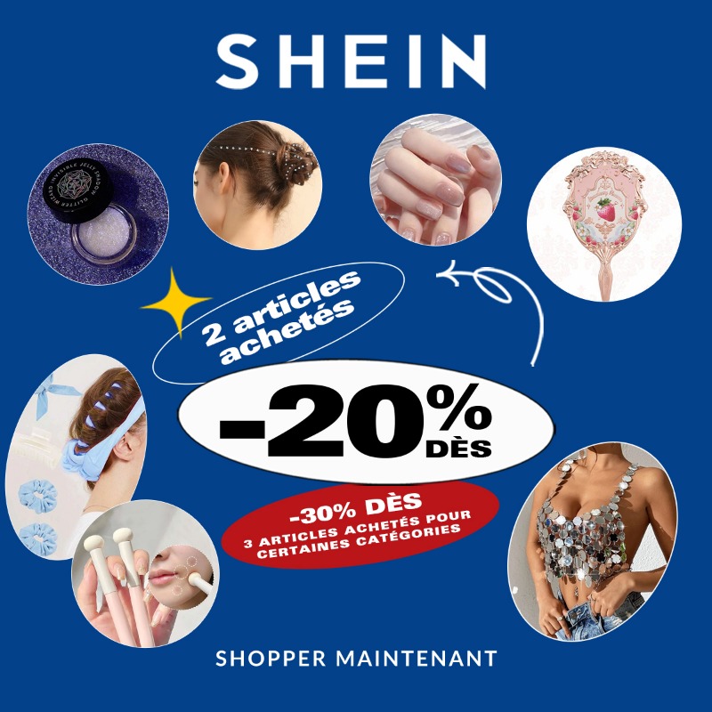 SHEIN_Official's tweet photo. #SHEINFrenchDays2023
French Days&amp;nbsp;: des offres mode et bien plus&amp;nbsp;!
Ne ratez pas ce rendez-vous afin de retrouver nos sélections des bons plans disponibles à l'occasion des French Days 2023