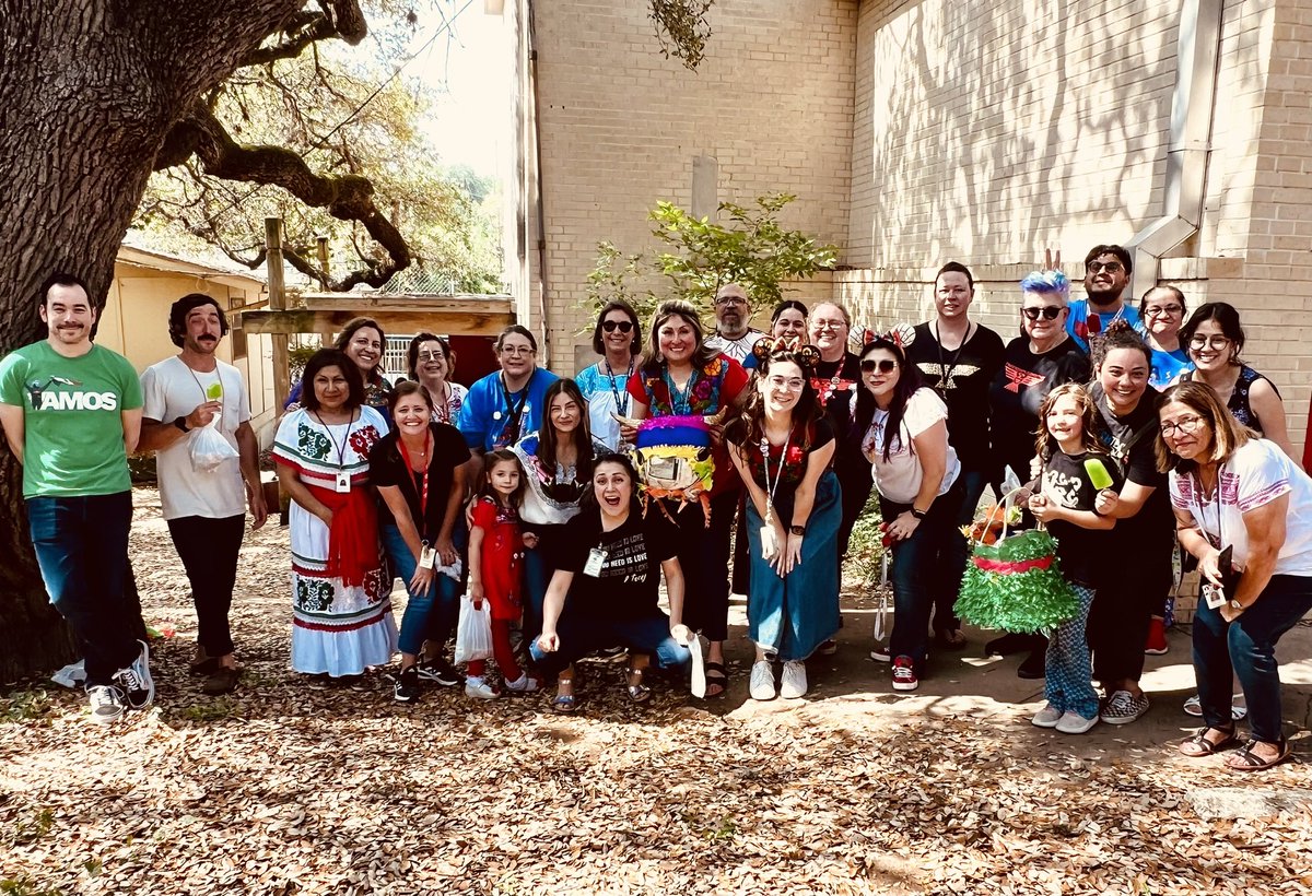 Cinco the Mayo at THES- ballet Folklórico performances during morning arrival, queso &amp; salsa competition during staff lunch, and piñatas and paletas for staff after school!