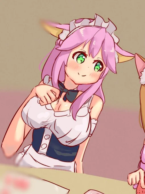 メイドの日らしいので うちの子のノアちゃん #メイドの日
