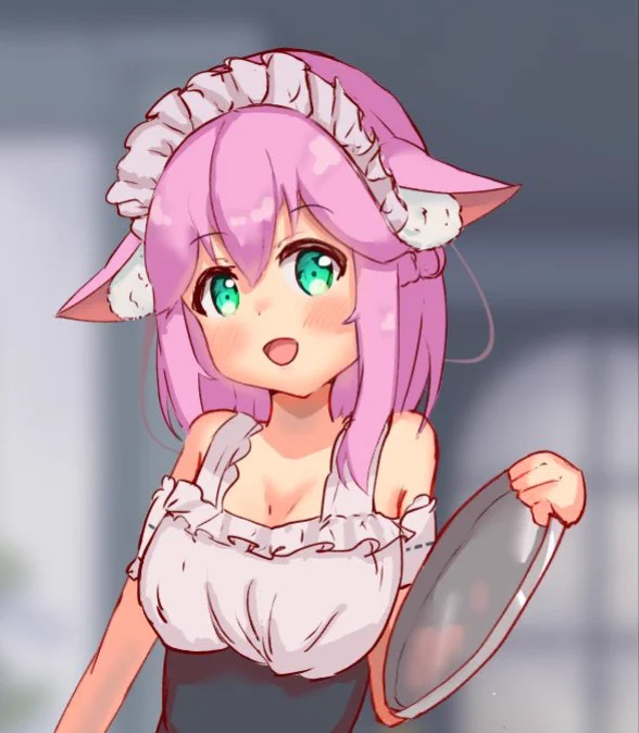 メイドの日らしいので うちの子のノアちゃん #メイドの日