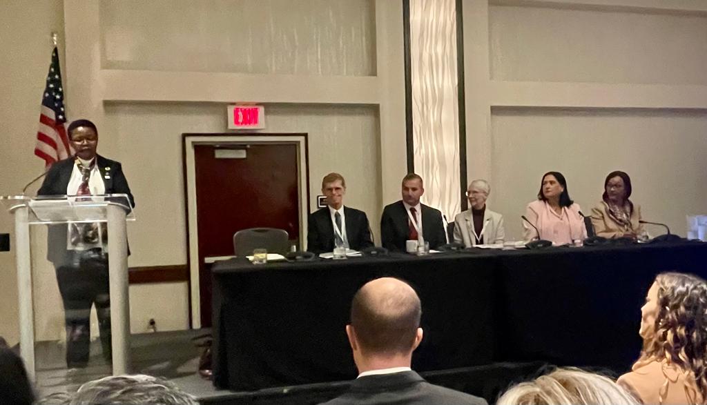 JosefaSacko's tweet photo. I had the honor to provide my remarks at the VACS initiative led by U.S. Special Envoy Dr. @CaryFowler_ also moderated by Dr. Lindiwe Sibanda, @CGIAR chair &AGRA alumni. #VACS focuses on advancing #climate_smart orphaned crops & I call on African #NARS to support the initiative. https://t.co/A8ZnnSH3Oe