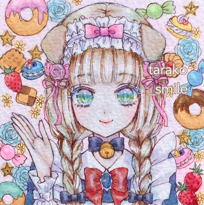 #メイドの日 #ファンになってくれる人RT 1枚目2枚目は黒猫(別ニャン物) 3枚目4枚目はスコティッシュ(同一ニャン物) メイド×猫耳