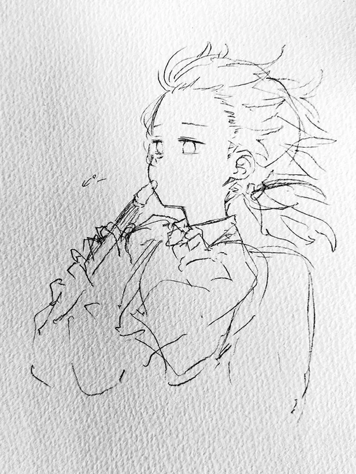 A little during lunch break_✍Drawing