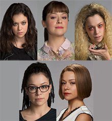 badasian's tweet photo. Ok it’s more than 2, but Tatiana Maslany playing all the clones in Orphan Black, including one sestra impersonating another sestra and you could forget she was just one actress - that shit was AMAZING. Woman is severely underrated. https://t.co/yoPYwZ4Cea