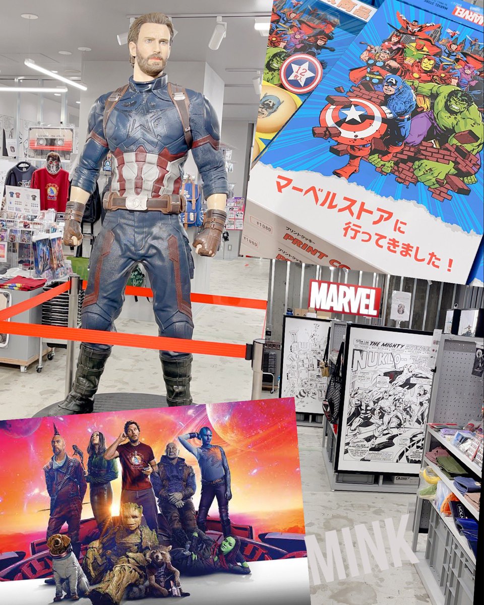 floral_p's tweet photo. 🌱ボクはグルート🌳
marvel Storeのキャプテン🇺🇸だよ!
店内は色々グッズやガチャがあって🤭
現在グッズは、ガーディアンズ3推しでした。
あ、帰りにガチャするの忘れたぁ😅
#marvelstore https://t.co/nduqzVVVwl