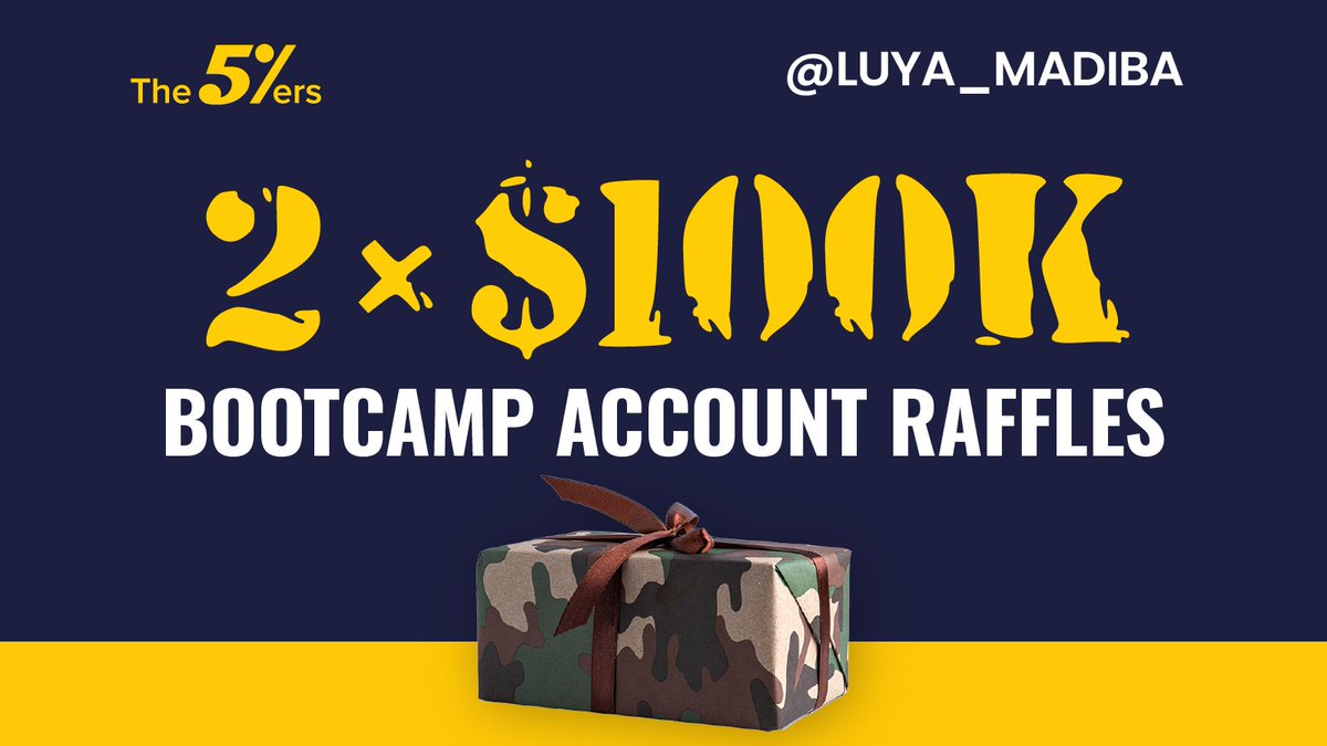 🚨2 X $100K Bootcamp Account Giveaway
   
Thank you <a href="/the5erstrading/">The5ers</a>

To enter: 
1️⃣Follow <a href="/the5erstrading/">The5ers</a> <a href="/luya_madiba/">Luya Madiba</a> @fxpfreview
 
2️⃣Like &amp; Retweet

3️⃣Comment with your best trading setup and tag 3 friends

2 winners via twitter picker &amp;  announced in 48 Hours!