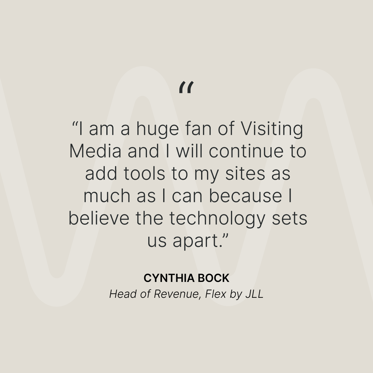 VisitingMedia's tweet photo. “…the technology sets us apart.”  Couldn’t have said it better ourselves! 📷 https://t.co/5fgCJFkQYt