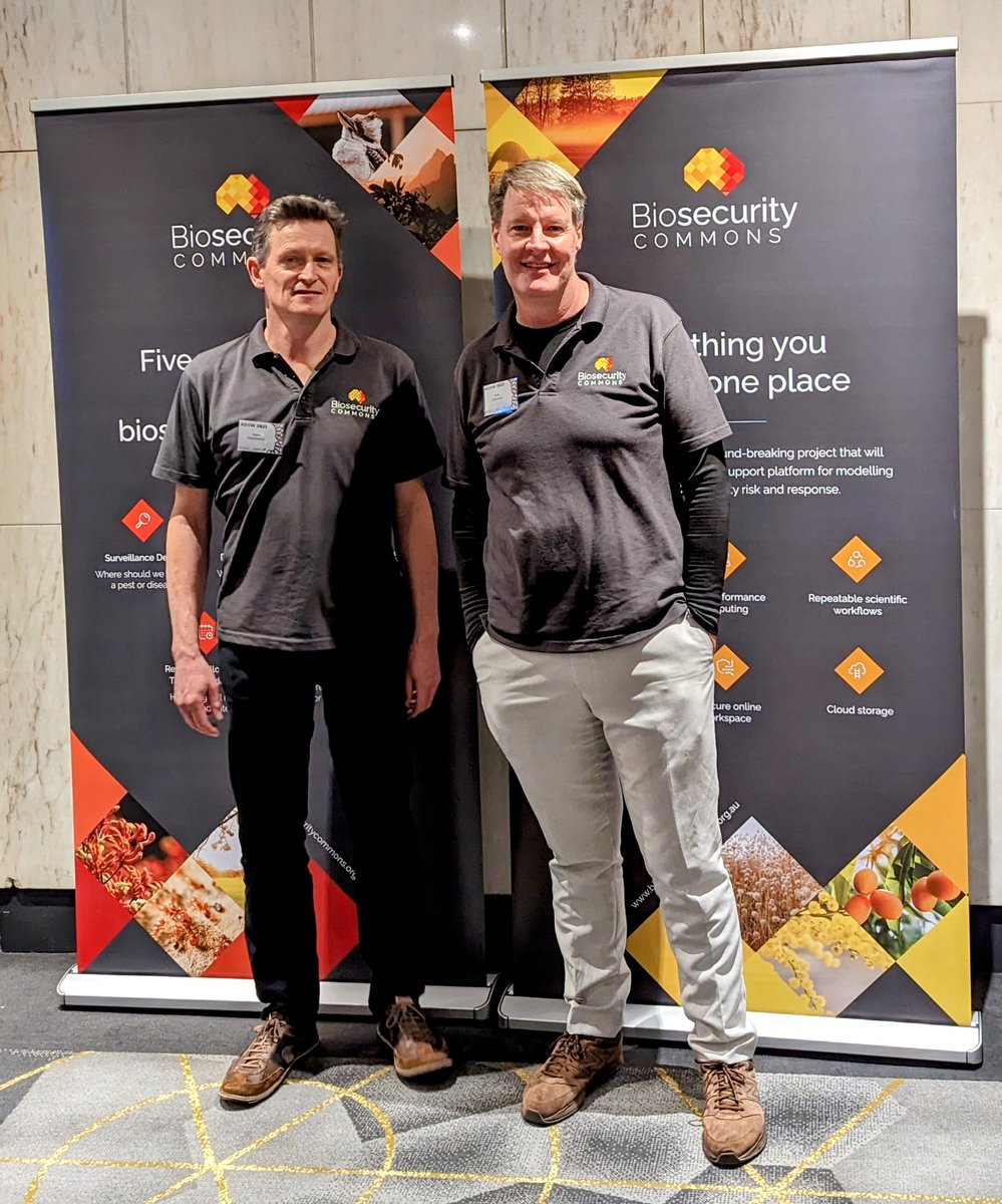 Biosecurity Commons Australia (@biosec_commons) on Twitter photo We are here at #ADSW2023 for the official launch of Biosecurity Commons 🚀
If you're at the Workshop you can join us at 4:47pm in Ballroom Three.
See you there!
<a href="/ARDC_AU/">Australian Research Data Commons (ARDC)</a> <a href="/atlaslivingaust/">Atlas of Living Aust</a> <a href="/CEBRA_UoM/">CEBRA</a> @DAFQld <a href="/planthealthaust/">Plant Health Aust</a> <a href="/DAFFgov/">Department of Agriculture, Fisheries and Forestry</a> <a href="/EcoCommonsAus/">EcoCommons Australia</a> We are here at #ADSW2023 for the official launch of Biosecurity Commons 🚀
If you're at the Workshop you can join us at 4:47pm in Ballroom Three.
See you there!
<a href="/ARDC_AU/">Australian Research Data Commons (ARDC)</a> <a href="/atlaslivingaust/">Atlas of Living Aust</a> <a href="/CEBRA_UoM/">CEBRA</a> @DAFQld <a href="/planthealthaust/">Plant Health Aust</a> <a href="/DAFFgov/">Department of Agriculture, Fisheries and Forestry</a> <a href="/EcoCommonsAus/">EcoCommons Australia</a>