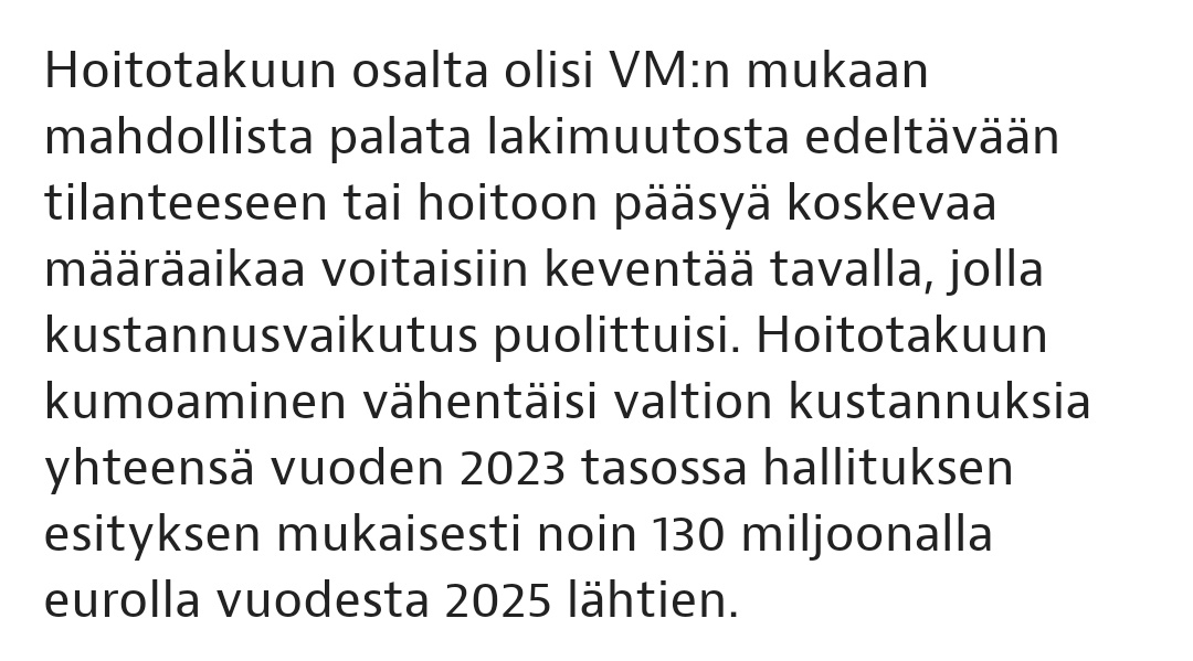 Hyvinvointivaltion purkutalkoot alkavat.

Ei riitä, että #Kokoomus  aikoo leikata kaikkein köyhimmiltä. Se aikoo myös nostaa soten asiakasmaksuja, keventää hoitajamitoitusta ja perua hoitotakuun. #Terapiatakuu ei todellakaan toteudu.

Näin laitetaan Suomi myyntikuntoon 🙃