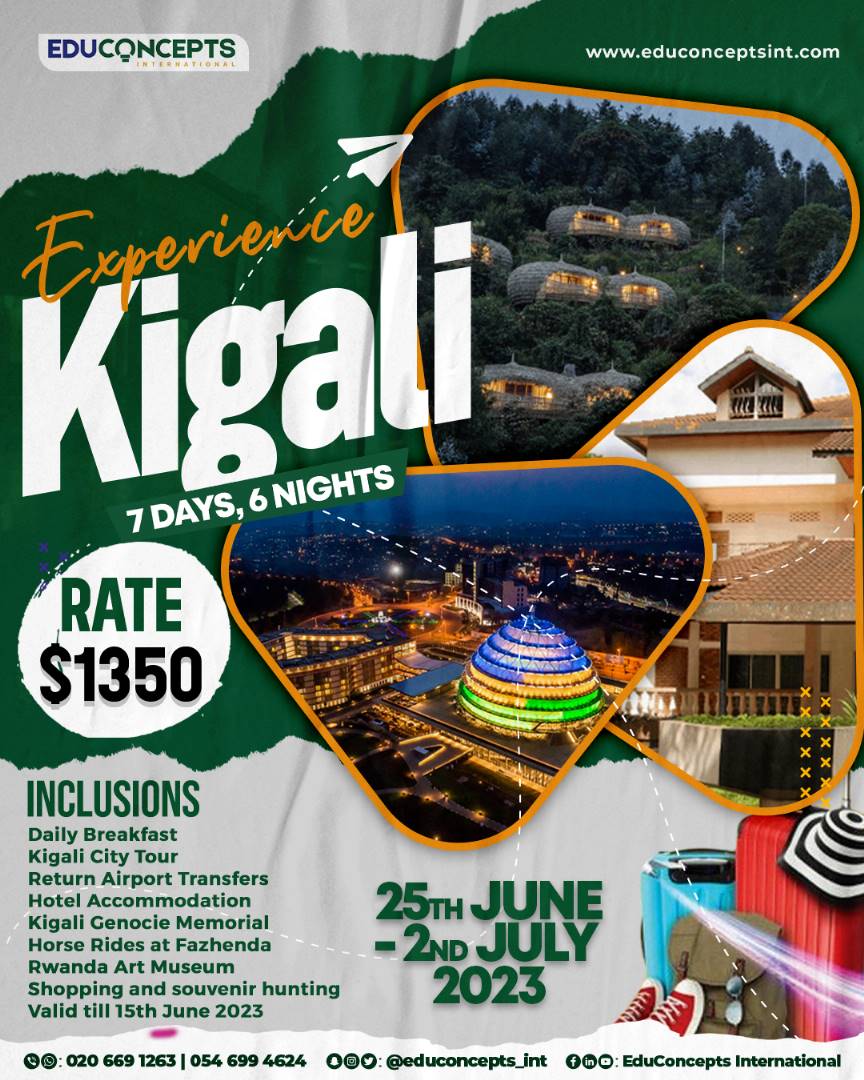 Educoncepts_Int's tweet photo. Ready, set, wander! 
Join us on an adventure to Kigali, where culture, adventure, and luxury collide 🌍✈️

#kigali #ExploreTheWorld #eperience #NairobiDubaiExperience #TravelAddict #BucketList https://t.co/tBzY49hM7E