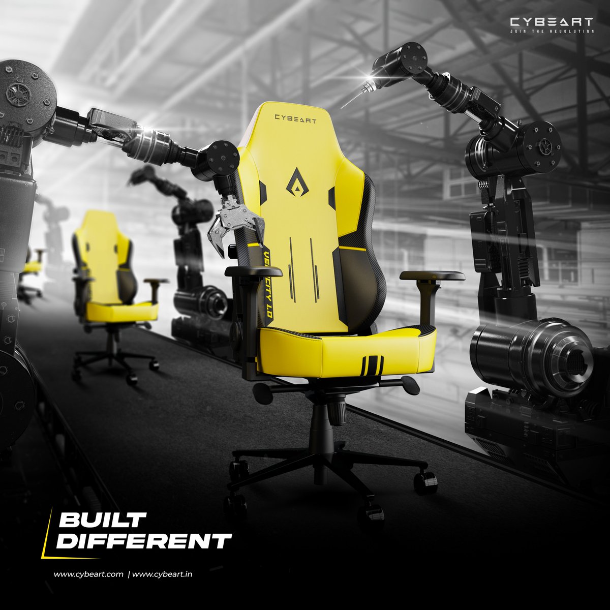 Cybeart_IN's tweet photo. Crafted with precision, built to redefine comfort. #builtdifferent
#cybeart #jointherevolution #gamingchair #premiumchair #ergonomicchair #racingchair #bestgamingchair