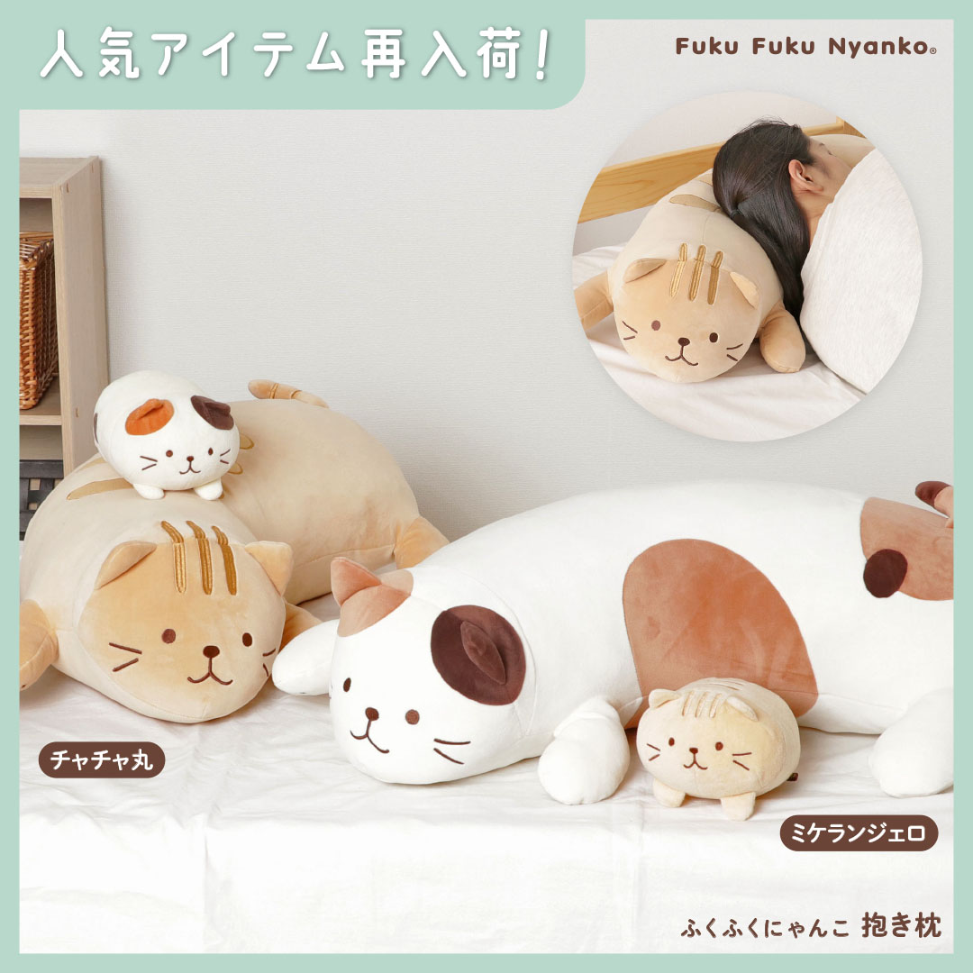 ⭐️.⋆⸜ 人気アイテム再入荷 ⸝⋆.⭐️ ふんわり、やわらかな抱き枕