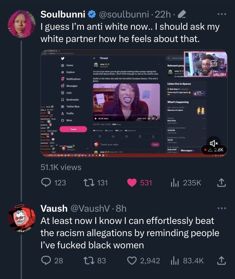 🌐🧦 Posting L’s on Twitter "If only Vaush would shut his mouth for once