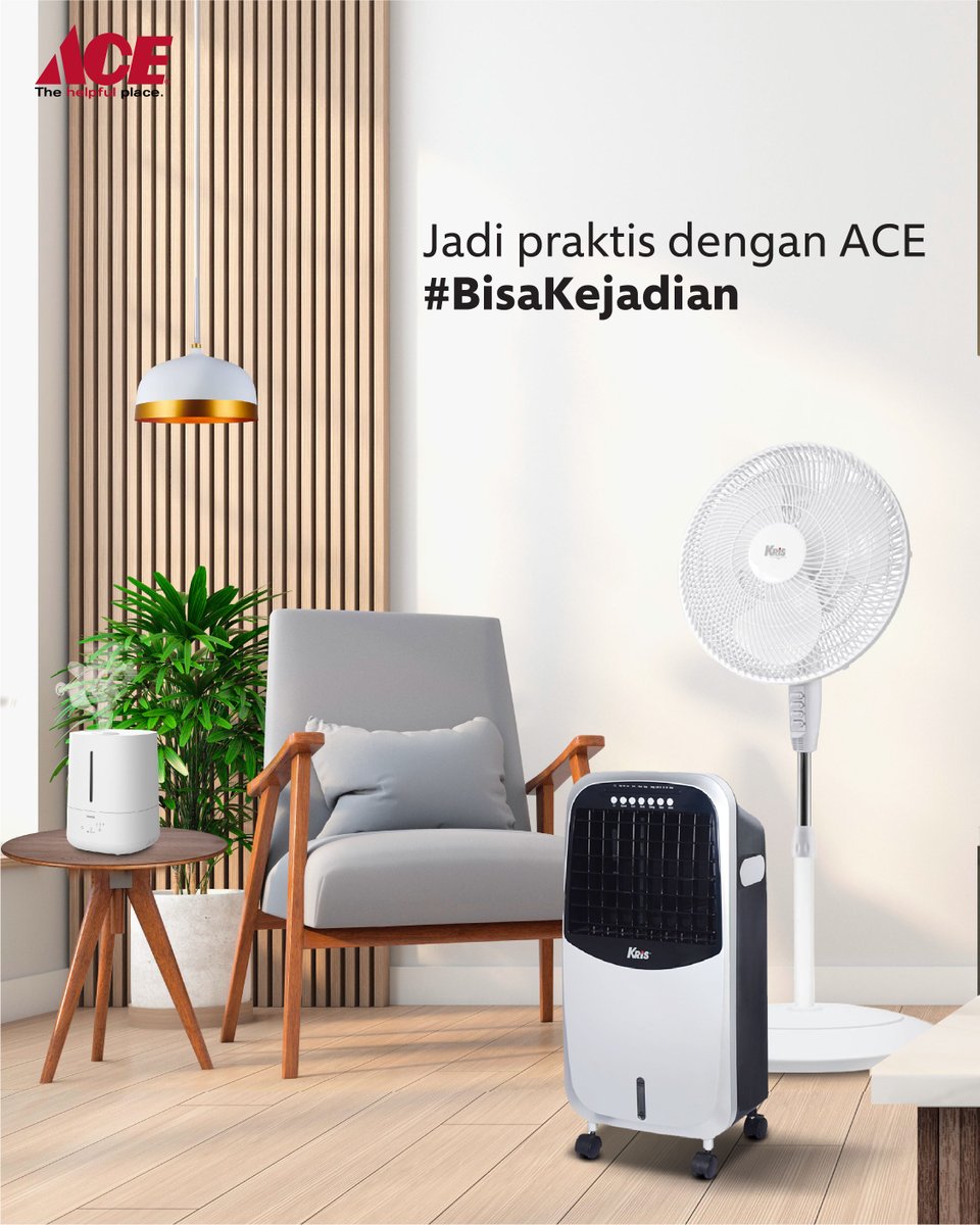Ingin santai di rumah dan menikmati waktu bersama keluarga? Tentunya dengan ACE semua #BisaKejadian. Lengkapi kebutuhan rumah dan gaya hidupmu dengan koleksi produk dari @aceindonesia.

#JadiPraktisdenganACE #ACEIndonesia