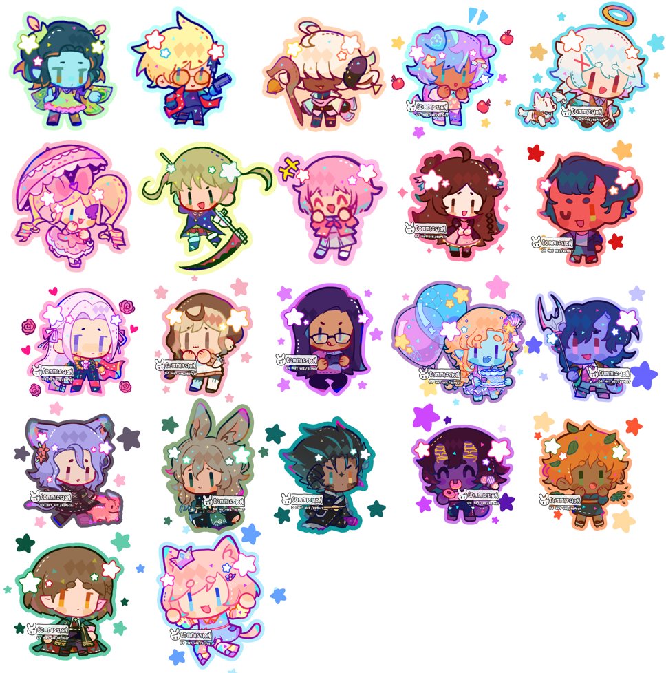 「pocket chibi army is growing ><!! thank 」|₍ᐢ..ᐢ₎ 🌧️のイラスト