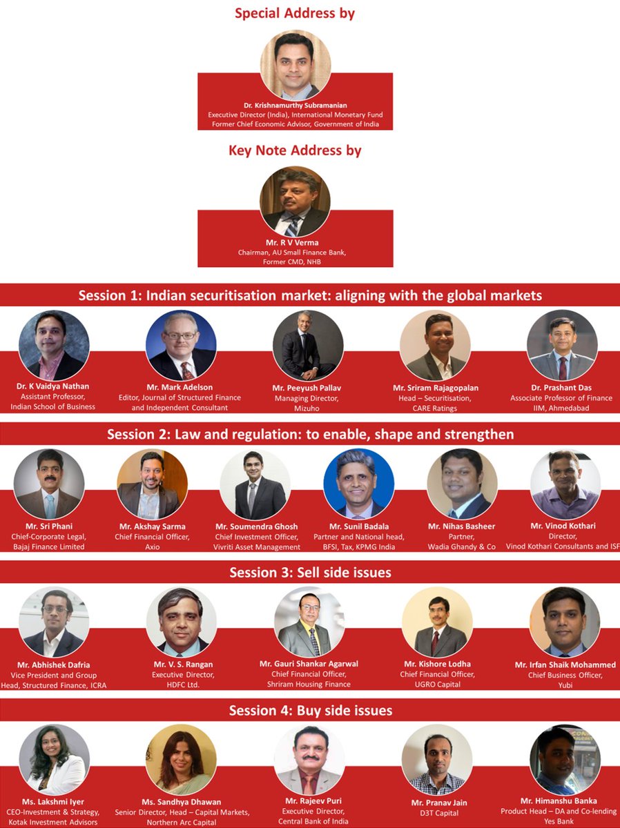 Securitisation Summit, 19th May, 2023 in Mumbai. The largest gathering of structured finance professionals, this side of the world. Over 250 pax expected. Nearly 25 speakers. vinodkothari.com/secsummit/