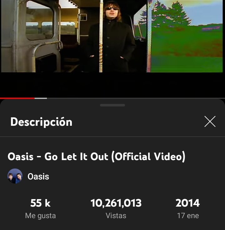 Mike_Mar11's tweet image. #goletitout de @oasis llegó a 10 millones de vistas en @youtube