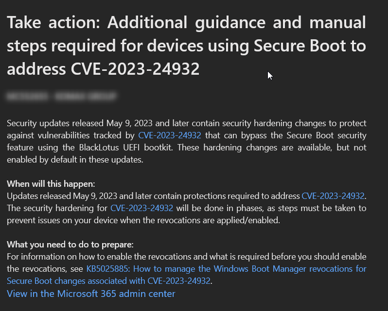 ChriHub's tweet image. PC gestartet, Outlook geöffnet, folgende Mail gelesen. Outlook wieder geschlossen. Ich will wieder zurück ins Bett! 

#Microsoft #Patchday #SecurityNightmare