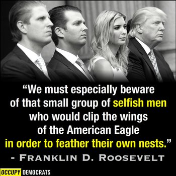 <a href="/OccupyDemocrats/">Occupy Democrats</a> The Trump name soon will be trash!