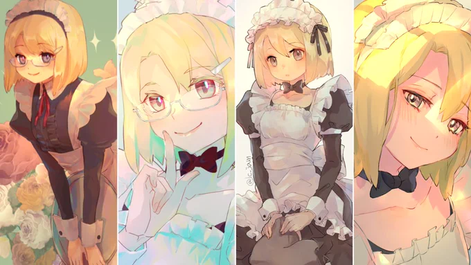 伝説のメイド、クウェン子ちゃん #メイドの日 #メイドの日2023