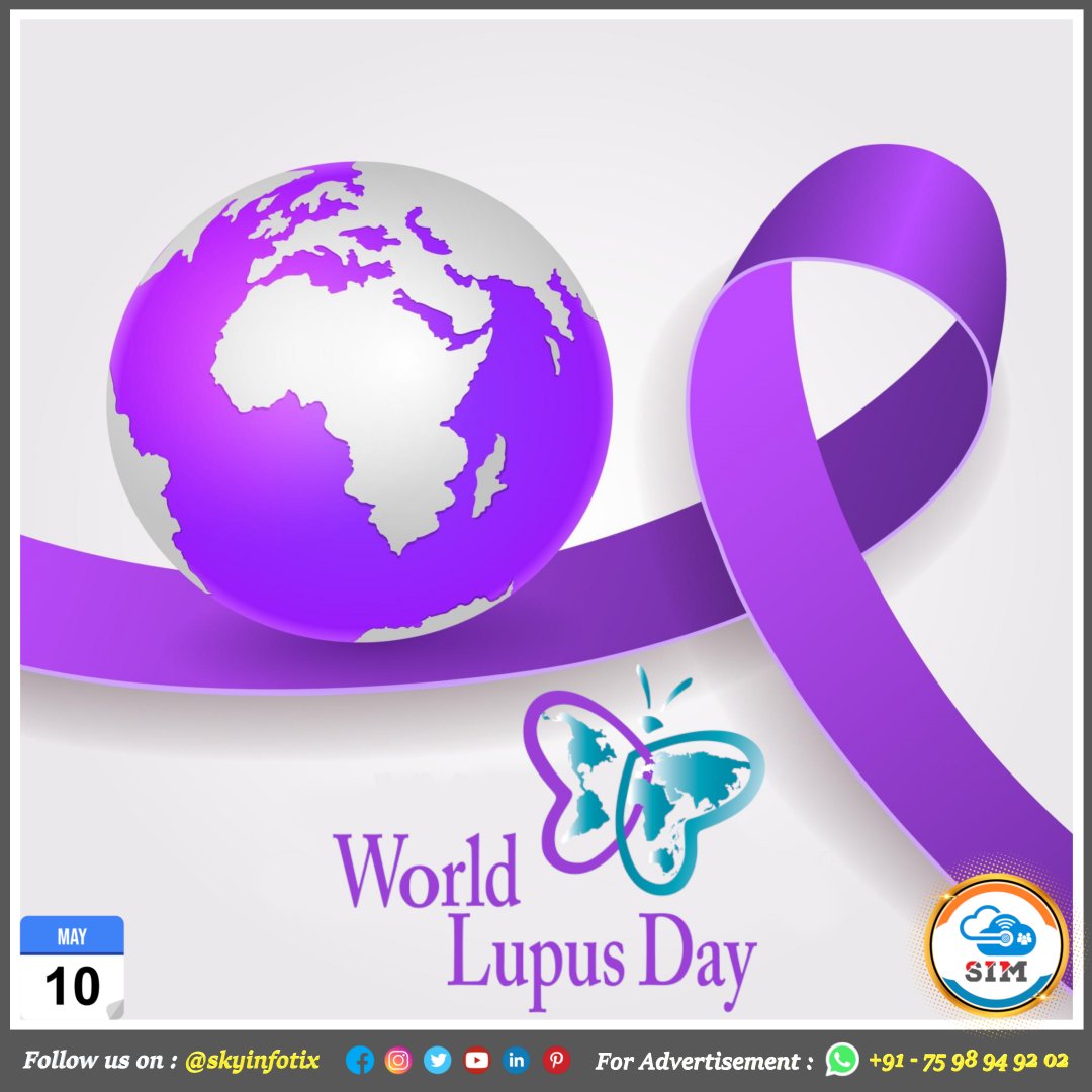 May - 10 : World Lupus Day 🦋

❤️ @skyinfotix

#skyinfotix #sim #salem #tamilnadu #india #salemdistrict #worldlupusday #world #lupus #butterfly #lupuswarrior #lupusawareness #lupuslife #lupusfighter #specialday #salemcity #poster #life #today #chennai #newpost #chronicpain