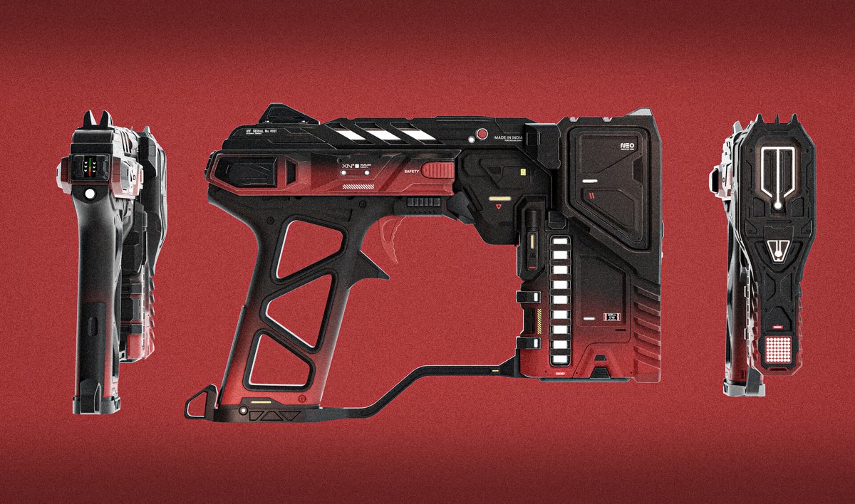 WeaponMaster96's tweet photo. Scifi Gun Modeling in blender. #blender #weaponmaster #roblox #robloxdev #robloxdevs #render #guns https://t.co/LqF8rt9xSN