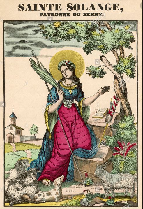 CBlaireau's tweet photo. Nous fêtons Sainte Solange, martyre de la pureté ✝️880

Humble jeune fille qui refusa d'épouser le fils du comte de Poitiers. Elle voulait se consacrer pleinement à Dieu, le jeune comte  lui trancha la tête. 

#SaintDuJour  -- Bonne journée 

via @NominisTwitt https://t.co/yAD4ejuCRo