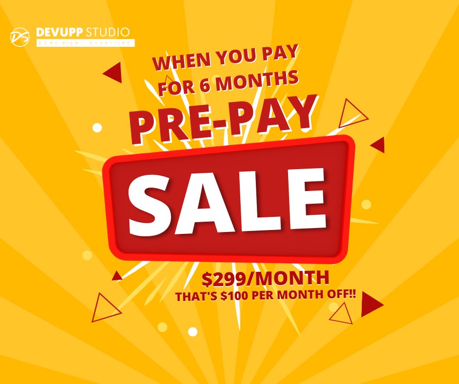 DevuppStudio's tweet image. devuppstudio.com
#smallbusiness #retailmarketing #hustle #sale