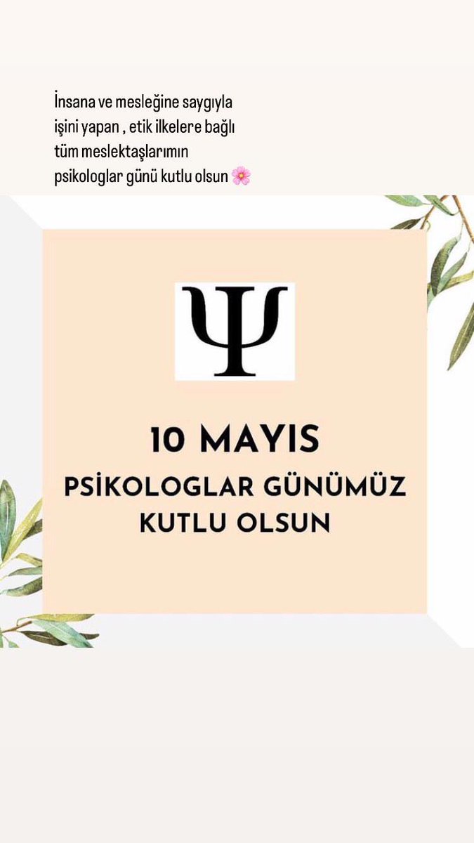 #10MayısPsikologlarGünü #10Mayıspsikologlarguenue