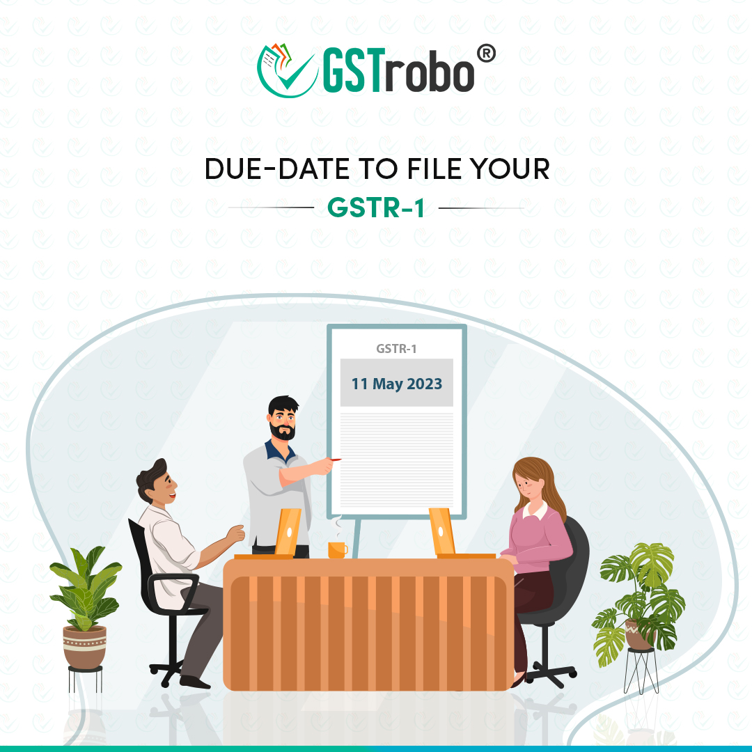 Hello, Taxpayers.

Reminder Regarding Compliance: To avoid late fees, fines, and interest, GSTR-1 must be filed by tomorrow.

To prevent the last-minute rush, make the move to GSTrobo® return filing software right away! bit.ly/3kTv0S5

#GST #GSTR1 #GSTreturn #GSTfiling