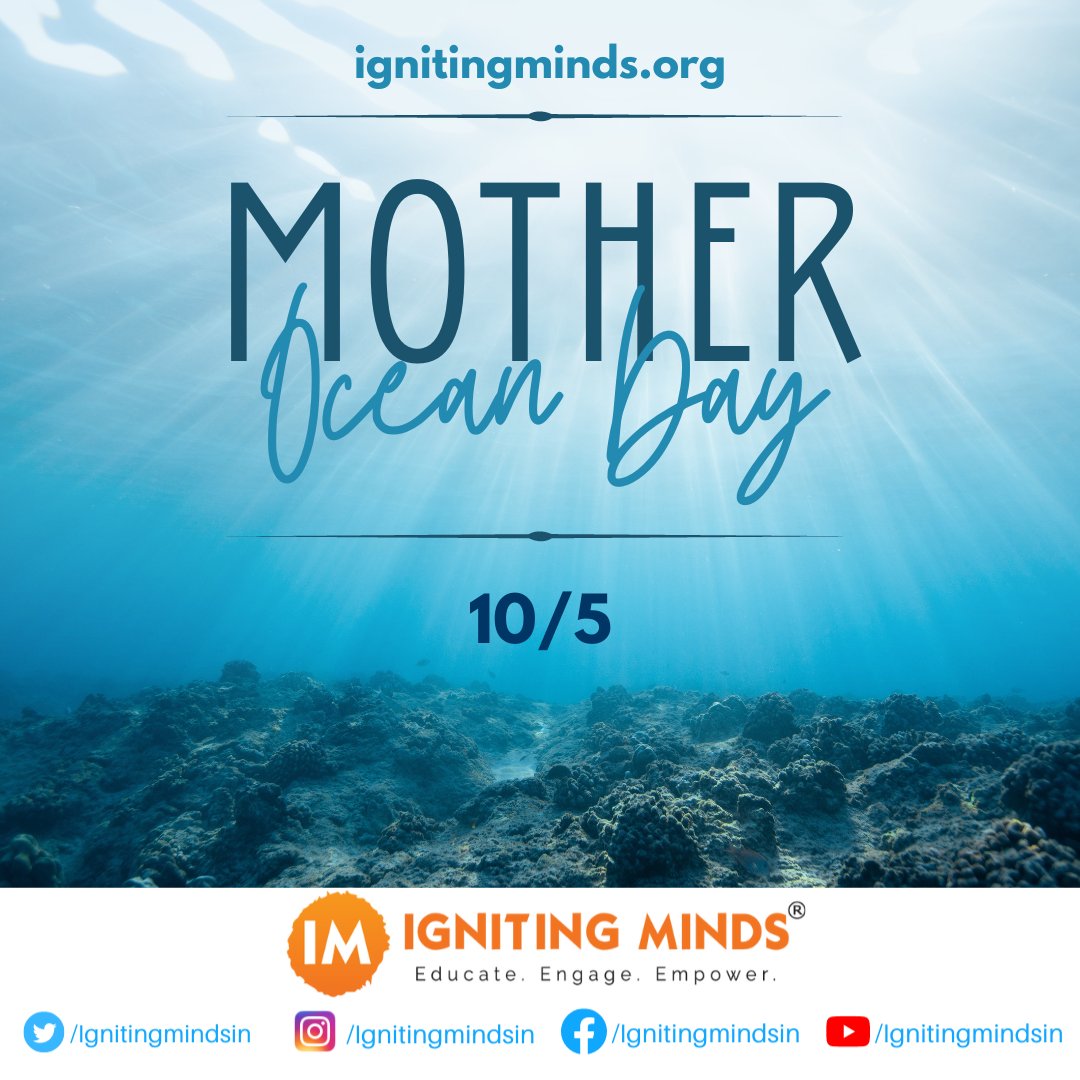 🌊 Celebrate Mother Ocean Day today! Join us in honouring the lifeblood of our planet and taking action to protect our oceans. Head out to the link in bio to check out the blog 🐠 🌍 

#MotherOceanDay #OceanConservation #JalJanAbhiyaan #GreenIndiaChallenge #SaveOceans #Oceans