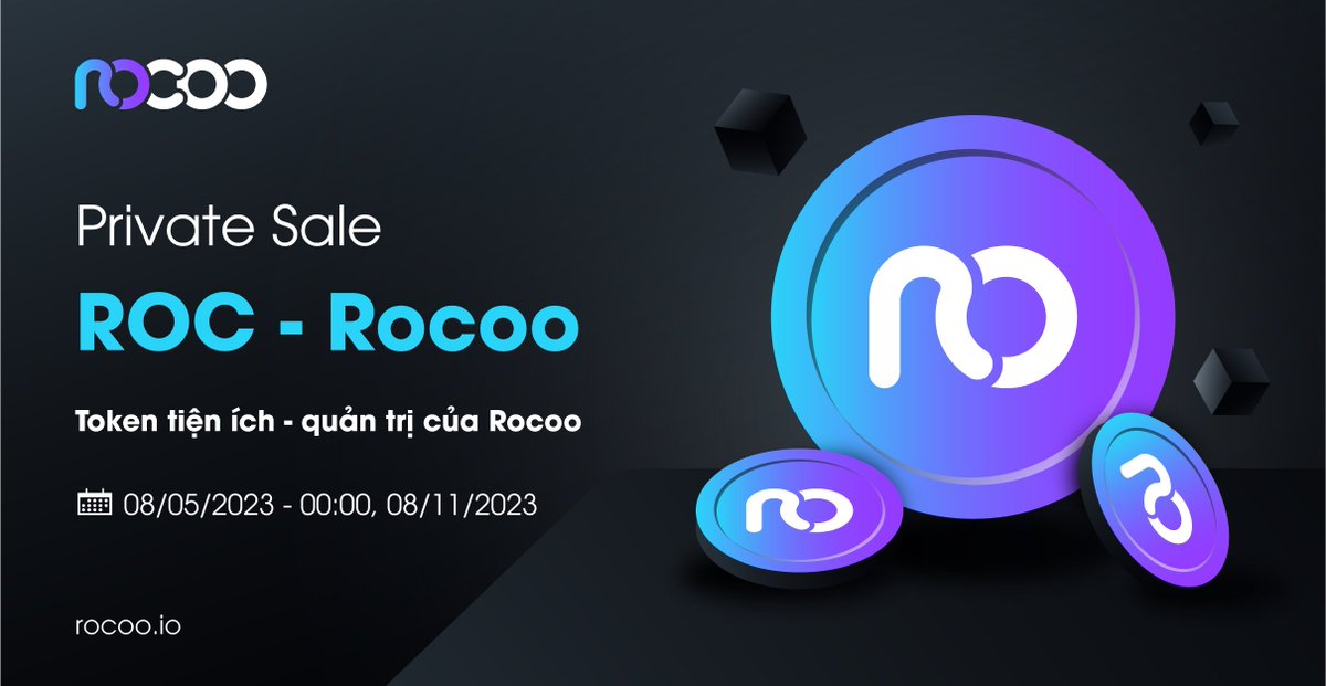 Rocoo chính thức mở bán ROC - Private Sale  

Đọc thêm: rocoo.io/blog/rocoo-pri…
#Cryptocornernews #Cryptocorner #Cryptocurrency #Crypto #Coins #NFT #Web3 #Bitcoin📷📷 #Ethereum #BTC📷📷 #ETH #CryptoNews #Blockchain #Exchange #Rocoo