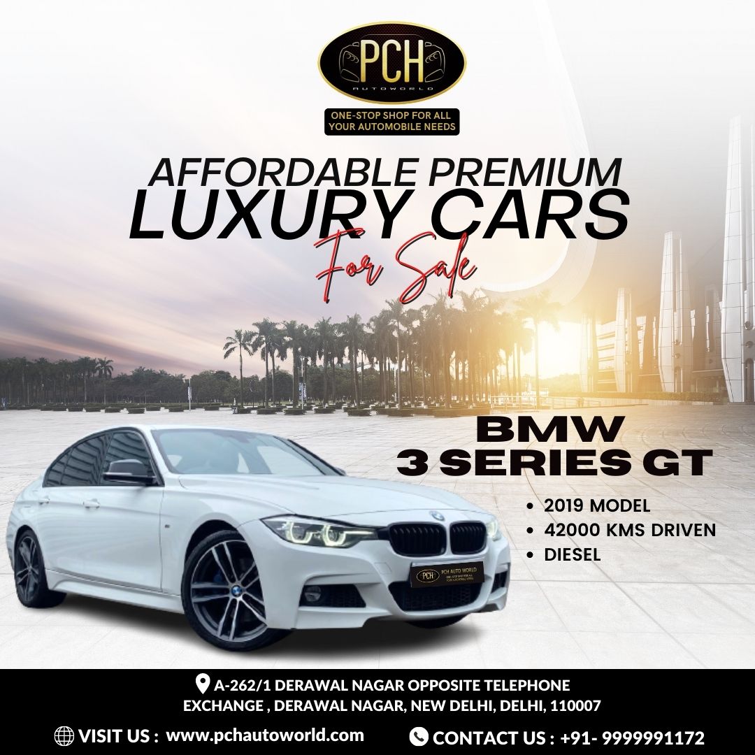 auto_pch's tweet photo. Luxury Recrafted: Dynamic, Sophisticated and a class apart, the BMW 3Series GT Recrafts Luxury with its every move! With just 42000 Kms driven, this luxury is of 2019 Model and is available at PCH Autoworld showroom for sale! #UsedLuxuryCars #BMW  #premiumcar #preownedcars https://t.co/HjeHDF14hX