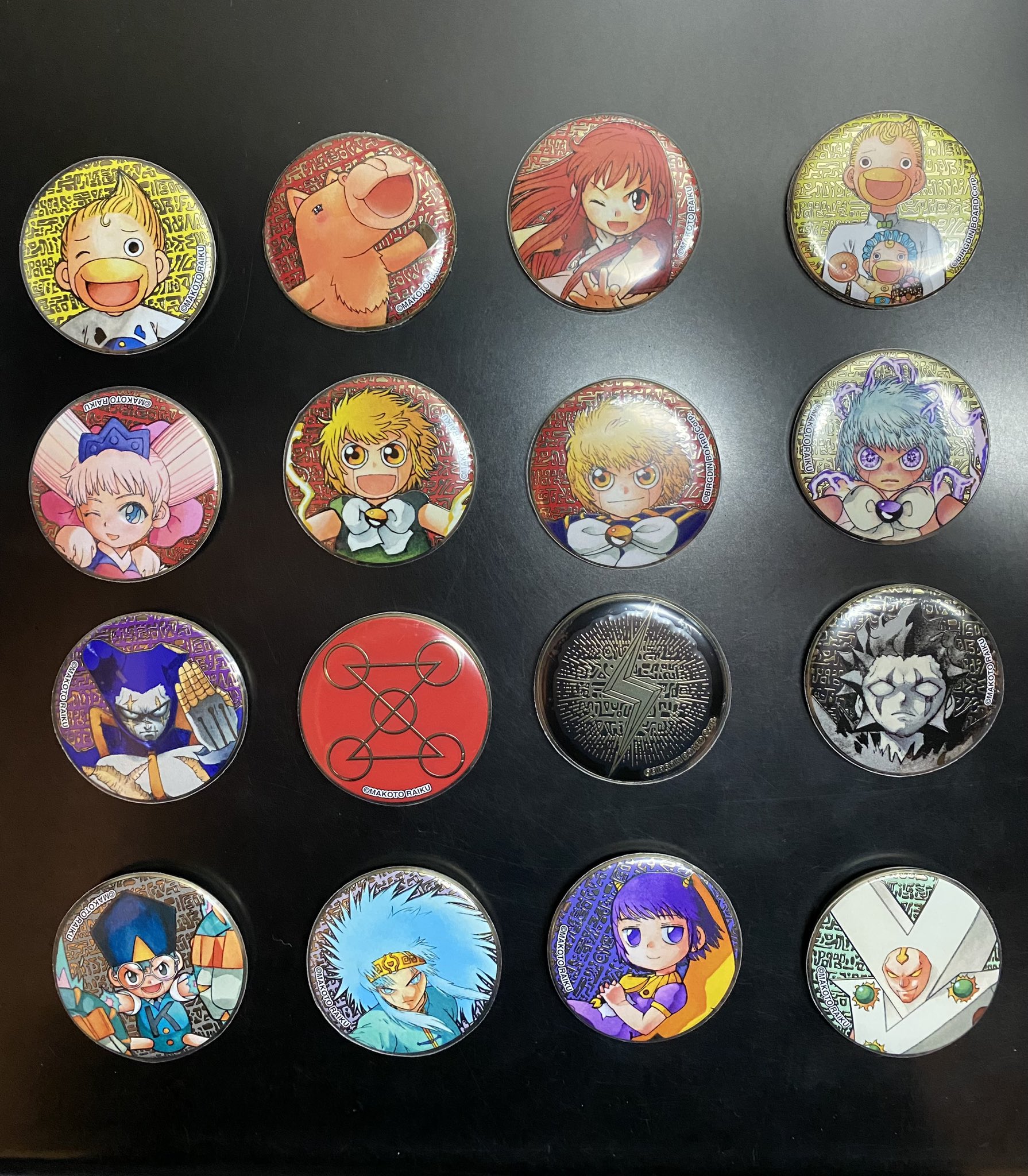 金色のガッシュ！！ ポップアップショップ カプセルトイ 缶バッジ