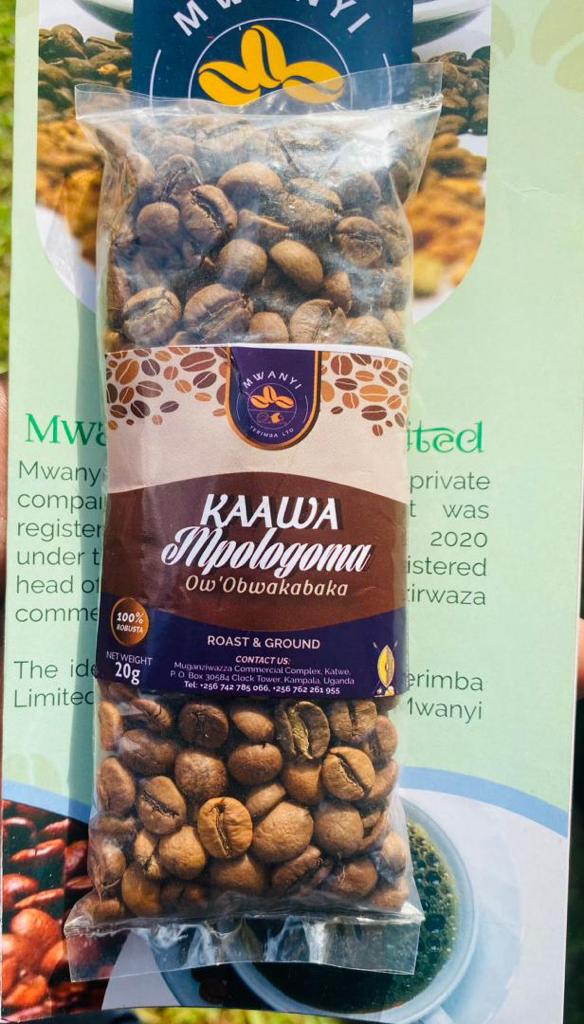 MwanyiTerimba's tweet image. KAAWA MPOLOGOMA. 

Quantities include; 1Kg, 500gm, 250gm, 100gm, 50gm, 40gm, 20gm both in coffee beans and coffee packs.

Find this at Muganzirwazza-Katwe at our offices, different supermarkets and all shops.

For contact and delivery, please contact +256756491408, +256700389412