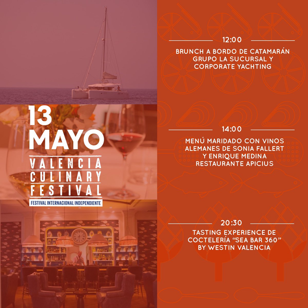 ¡Programación de esta semana! 🍴
Mañana jueves 11 de mayo comienza #VlcCulinary23 y quedan las últimas plazas de estas maravillosas experiencias 👉🏼 valenciaculinaryfestival.es/programacion-v…