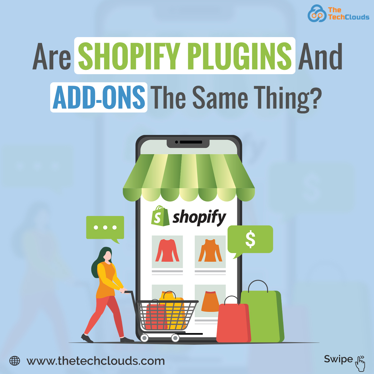 thetechclouds's tweet image. Are Shopify plugins and add-ons the same thing?

Look no further! Check the carousal.

Follow @thetechclouds for tips, tricks and knowledge.

#shopifyplugin #shopifyapp #shopify #ecommerce #onlineseller #boostrevenue #onlineshopping #webdevelopmentcompany #thetechclouds