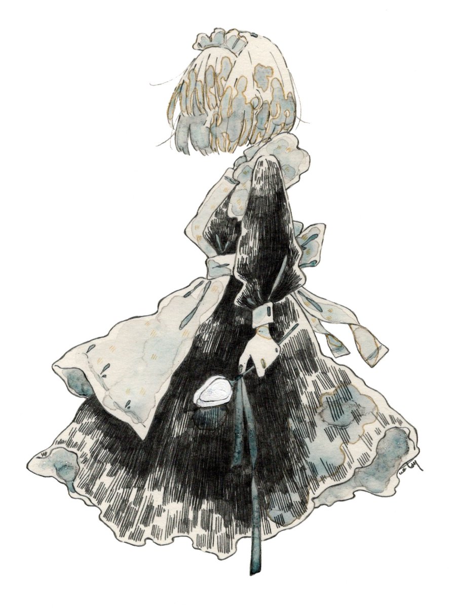 「#メイドの日2023」|watariのイラスト