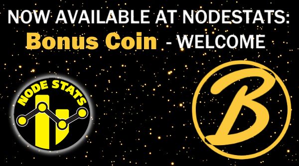 🎉🎉🎉

We are so excited to announce that BOCO coin has been listed on Nodestats.

nodestats.info/default.php?co…

Stay tuned for other bonuses from BOCO (Bonus Coin) 😎