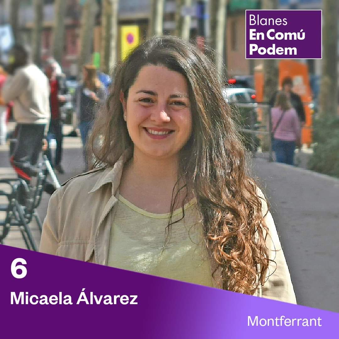 blanescomu's tweet photo. Aixi és a nostra companya !

6️⃣
🙋‍♀️ Micaela Álvarez Moreira
🌍 Argentina 1992
Psicòloga Experta en diversitat sexual i de gènere.Tècnica en polítiques d'igualtat i membre Plataforma Dones de Blanes,contagia optimisme pels 4 costats.

#unamaneradeser
#optimistes
#EnComuPodem https://t.co/BCXjrhh6IO