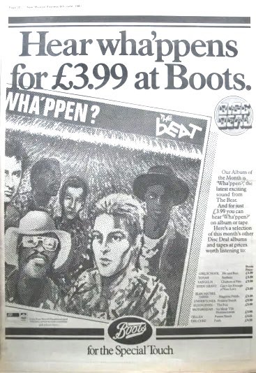 On this day in 1981 New at No 5 UK Album Chart  The Beat “Wha’ppen” IMHO an absolute masterpiece LP &amp; I’m choosing “All Out To Get You” those lyrics 👌which you choosing? #TheBeat #1980s <a href="/jillwebb2005/">Jill Webb Kindred Spirit Fanzine</a> <a href="/dave_wakeling/">dave wakeling</a> <a href="/nikidoog/">Nik D</a> @CarolynPPerry <a href="/blackenrho/">Rhonda Hughes</a> <a href="/FatOldAnarchist/">Fat Old Anarchist</a> <a href="/brunstead/">Brunstead</a>