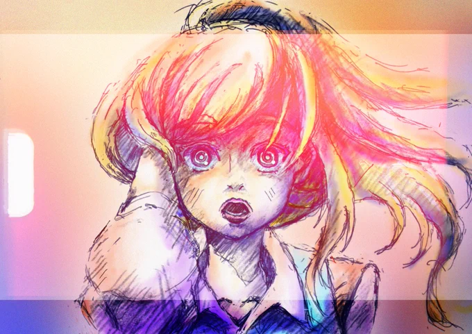 「#はじめての 』」 各曲のMVに関わったクリエイターがファンアートを描く企画に参加しました! 自分は「ミスター」を監督しましたのでアンドロイドの子を描きました。 自分がコンテ描いて、それを作画チームが描いてくれてそのシーンをさらに描くということをしました〜! 是非チェックして下さい!